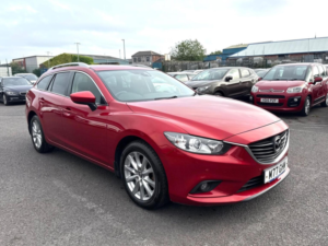 2014 Mazda Mazda6 2.2 Skyactiv-D Se-L Nav Tourer Euro 6 (s/s) 5dr in Red — image 2