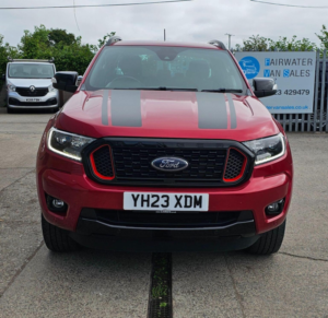 2023 Ford Ranger 2.0 Ecoblue Stormtrak Auto 4WD Euro 6 (s/s) 4dr in Red — image 3