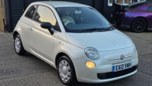 2012 Fiat 500 1.2 Pop Euro 5 (s/s) 3dr in White — image 4