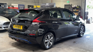 2018 Nissan Leaf 40kwh Acenta Electric Automatic Black 5dr 1 Keeper+satnav+cruise in Black — image 6