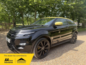 2013 Land Rover Range Rover Evoque 2.2 Sd4 Special Edition Auto 4WD Euro 5 3dr in Black — image 4