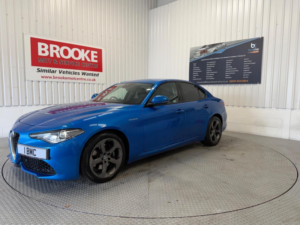 2018 Alfa Romeo Giulia 2.0t Veloce Auto Euro 6 (s/s) 4dr in Blue — image 3