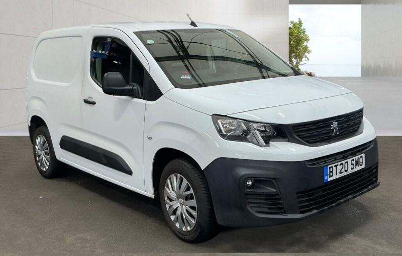 2020 Peugeot Partner 1.2 1000 Puretech Professional Standard Panel Van Swb Euro 6 (s/s) 5dr in White — image 1