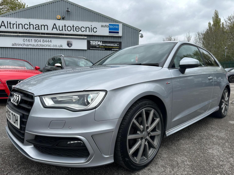 2015 Audi A3 1.4 Tfsi S Line Euro 6 (s/s) 3dr in Silver — image 1