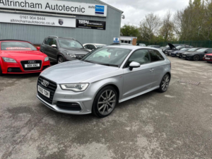 2015 Audi A3 1.4 Tfsi S Line Euro 6 (s/s) 3dr in Silver — image 4