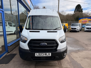 2023 Ford Transit Jumbo 2.0 350 Ecoblue Leader Panel Van 5dr Diesel Manual Rwd L4 H3 Euro 6 130 Ps in White — image 2