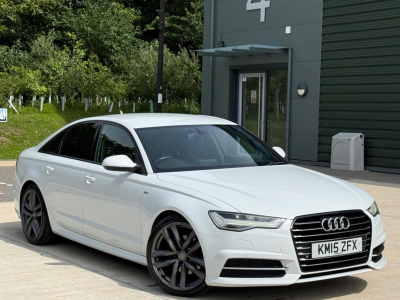 2015 Audi A6 Saloon 2.0 Tdi Ultra S Line S Tronic Euro 6 (s/s) 4dr in White — image 1
