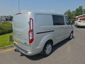 2018 Ford Transit Custom 2.0 320 Ecoblue Limited Crew Van L1 H1 Euro 6 5dr (6 Seat) in Silver — image 2