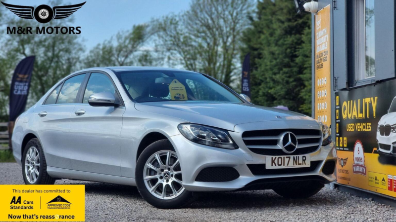 2017 Mercedes-Benz C Class 2.0 C200 Se G-Tronic+ Euro 6 (s/s) 4dr in Silver — image 1
