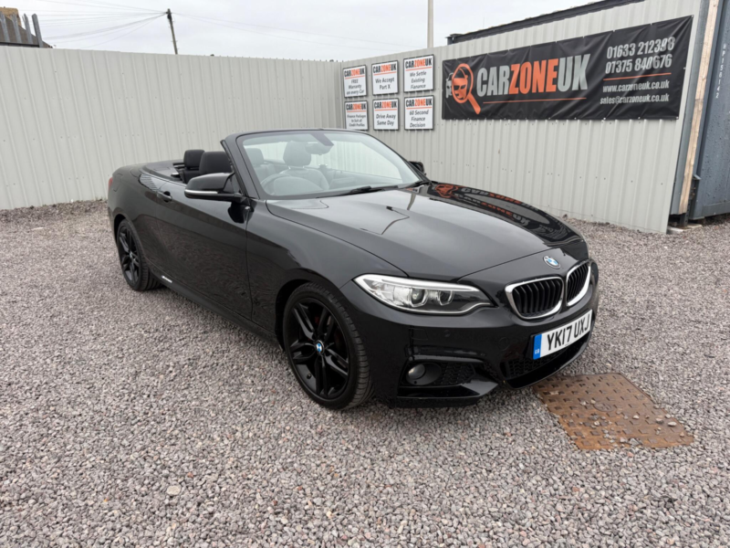 2017 BMW 2 Series 2.0 225d M Sport Auto Euro 6 (s/s) 2dr in Black — image 1