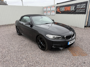 2017 BMW 2 Series 2.0 225d M Sport Auto Euro 6 (s/s) 2dr in Black — image 2
