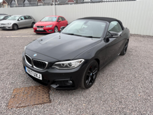 2017 BMW 2 Series 2.0 225d M Sport Auto Euro 6 (s/s) 2dr in Black — image 5