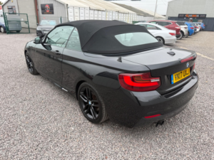 2017 BMW 2 Series 2.0 225d M Sport Auto Euro 6 (s/s) 2dr in Black — image 6