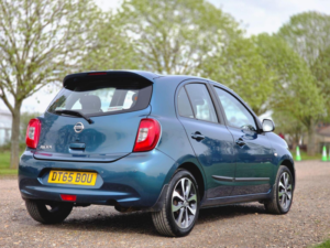 2016 Nissan Micra 1.2 Dig-S Tekna CVT Euro 6 (s/s) 5dr in Blue — image 4