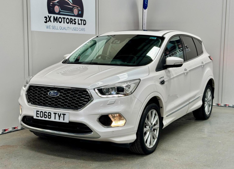 2018 Ford Kuga 2.0 Tdci Vignale Powershift AWD Euro 6 (s/s) 5dr in White — image 1