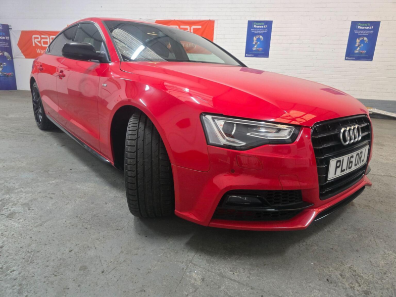 2016 Audi A5 2.0 Tdi Black Edition Plus Sportback Multitronic Euro 6 (s/s) 5dr in Red — image 1