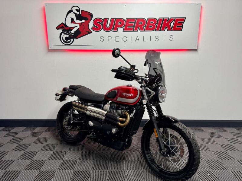 2018 Triumph Street Scrambler 900 Euro 4 in Red — image 1