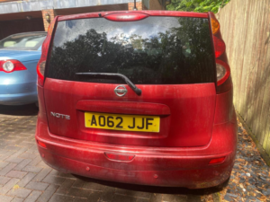 2012 Nissan Note 1.6 16v N-Tec+ Euro 5 5dr in Red — image 4