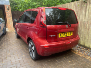 2012 Nissan Note 1.6 16v N-Tec+ Euro 5 5dr in Red — image 5