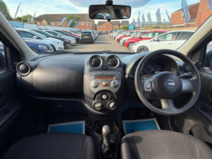2012 Nissan Micra 1.2 12v Visia Euro 5 5dr in Blue — image 2