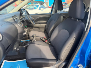 2012 Nissan Micra 1.2 12v Visia Euro 5 5dr in Blue — image 4