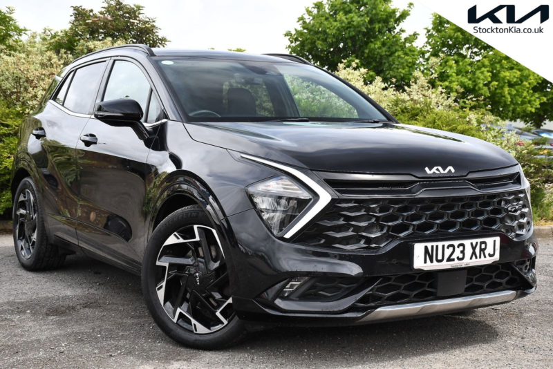 2023 Kia Sportage 1.6 T-Gdi Mhev Gt-Line SUV 5dr Petrol Hybrid Dct Euro 6 (s/s) (148 Bhp) in Black — image 1