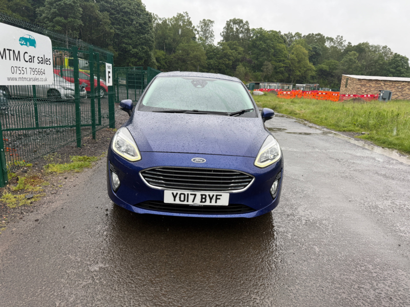 2017 Ford Fiesta 1.0t Ecoboost Zetec Hatchback 5dr Petrol Manual Euro 6 (s/s) (100 Ps) in Blue — image 1