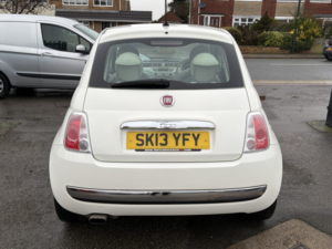 2013 Fiat 500 1.2 Lounge in White — image 6