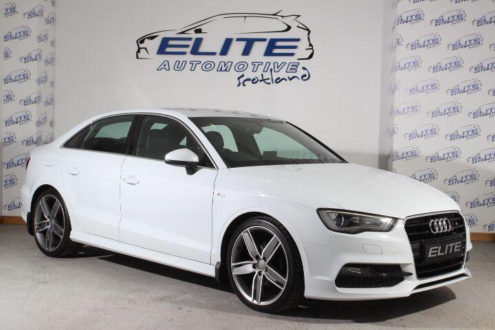 2014 Audi A3 2.0 Tdi S Line Saloon 4dr Diesel Manual Euro 6 (s/s) (150 Ps) One-Off Example With £4800 Options! in White — image 1