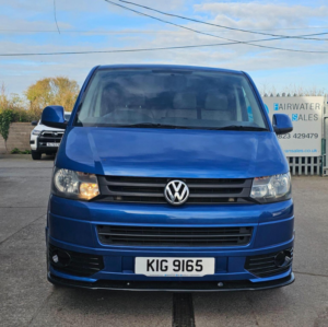 2012 Volkswagen Transporter 2.0 Tdi T30 Lwb 6 Speed 140bhp 5dr in Blue — image 2