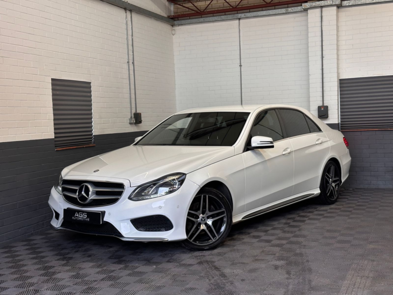 2014 Mercedes-Benz E Class 2.1 E220 Cdi Amg Sport Saloon 4dr Diesel G-Tronic+ Euro 5 (s/s) (170 Ps) in White — image 1