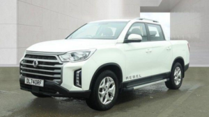 2025 Kgm Musso 2.2d Rebel Auto 4WD Euro 6 4dr in White — image 3