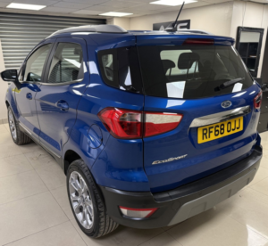 2018 Ford Ecosport 1.0t Ecoboost Titanium SUV 5dr Petrol Manual Euro 6 (s/s) (100 Ps) in Blue — image 3