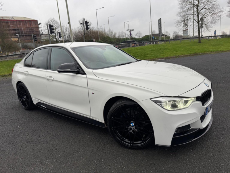 2016 BMW 3 Series 2.0 318d M Sport Euro 6 (s/s) 4dr in White — image 1