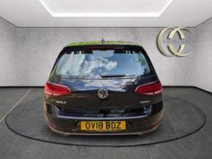 2018 Volkswagen Golf 1.5 Tsi Evo Bluemotion Tech Se Nav DSG Euro 6 (s/s) 5dr in Black — image 4