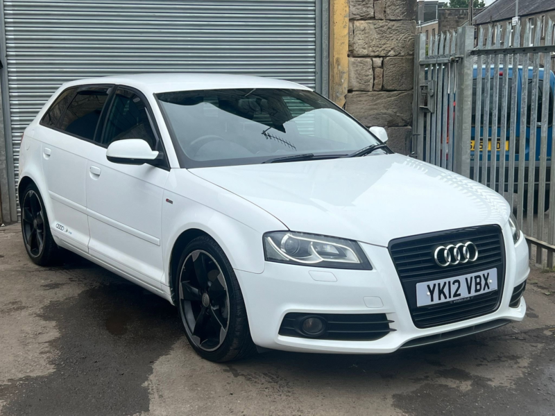 2012 Audi A3 2.0 Tdi Black Edition Sportback 5dr Diesel Manual Euro 5 (s/s) (140 Ps) in White — image 1
