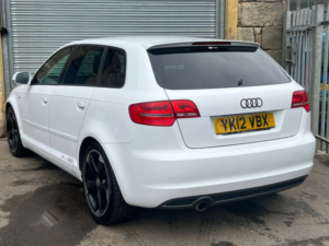 2012 Audi A3 2.0 Tdi Black Edition Sportback 5dr Diesel Manual Euro 5 (s/s) (140 Ps) in White — image 3
