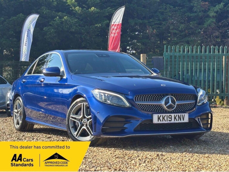 2019 Mercedes-Benz C Class 2.0 C300d Amg Line (premium Plus) G-Tronic+ Euro 6 (s/s) 4dr in Blue — image 1