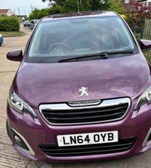 2014 Peugeot 108 1.2 Vti Puretech Allure Euro 5 5dr in Purple — image 2
