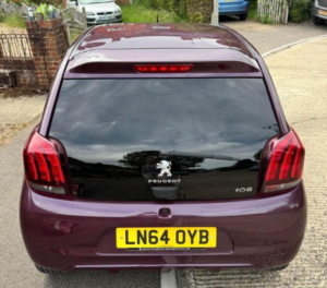 2014 Peugeot 108 1.2 Vti Puretech Allure Euro 5 5dr in Purple — image 3