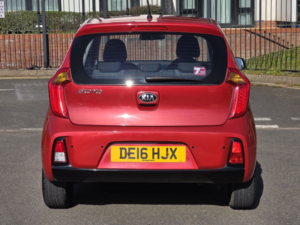 2016 Kia Picanto 1.25 3 Hatchback 5dr Petrol Auto Euro 5 (84 Bhp) in Red — image 5
