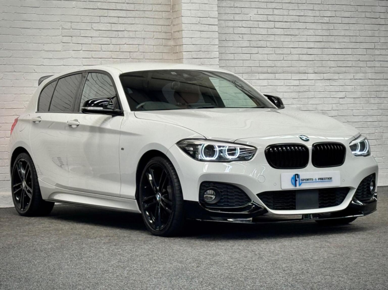 2017 BMW 1 Series 2.0 118d M Sport Shadow Edition Auto Euro 6 (s/s) 5dr in White — image 1