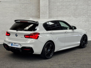 2017 BMW 1 Series 2.0 118d M Sport Shadow Edition Auto Euro 6 (s/s) 5dr in White — image 4