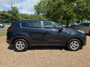 2016 Kia Sportage 1.7 Crdi 1 SUV 5dr Diesel Manual Euro 6 (s/s) (114 Bhp) in Black — image 2