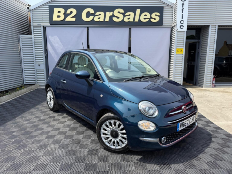 2017 Fiat 500 1.2 Lounge Euro 6 (s/s) 3dr in Blue — image 1