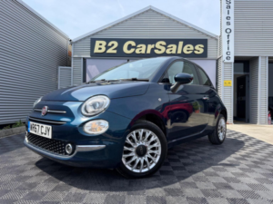2017 Fiat 500 1.2 Lounge Euro 6 (s/s) 3dr in Blue — image 6