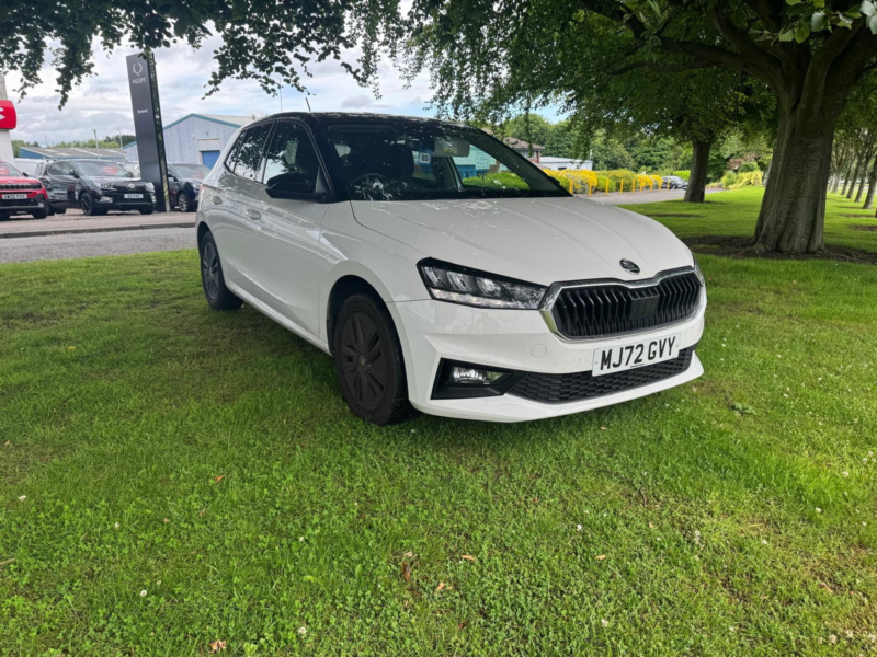 2022 Skoda Fabia 1.0 Tsi Colour Edition Hatchback 5dr Petrol Manual Euro 6 (s/s) (110 Ps) in White — image 1