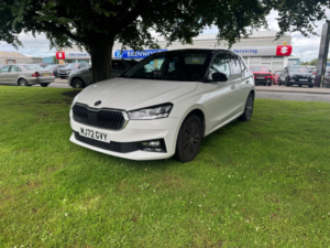 2022 Skoda Fabia 1.0 Tsi Colour Edition Hatchback 5dr Petrol Manual Euro 6 (s/s) (110 Ps) in White — image 2