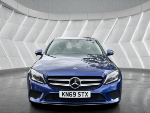 2019 Mercedes-Benz C Class 1.5 C200 Mhev Eq Boost Sport G-Tronic+ Euro 6 (s/s) 4dr in Blue — image 2