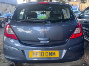 2010 Vauxhall Corsa 1.2i Ecoflex 16v Exclusiv Easytronic 5dr in Blue — image 3